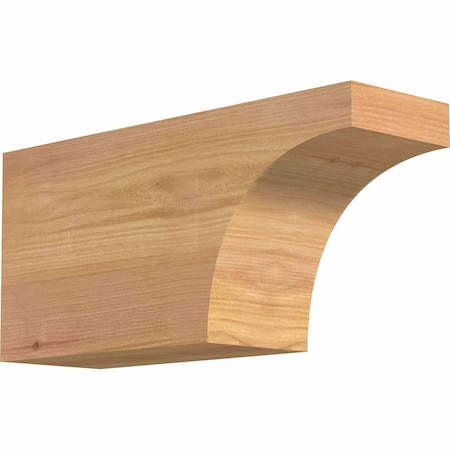 Ekena Millwork Huntington Smooth Rafter Tail, Western Red Cedar, 3 1/2"W x 6"H x 12"L RFT04X06X12HUN00SWR
